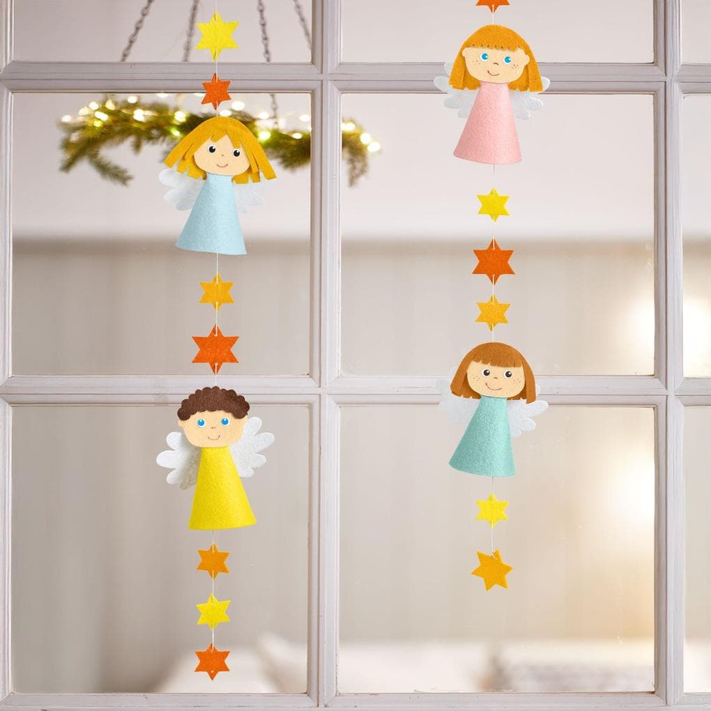 Bastelset - Filzgirlande Engel