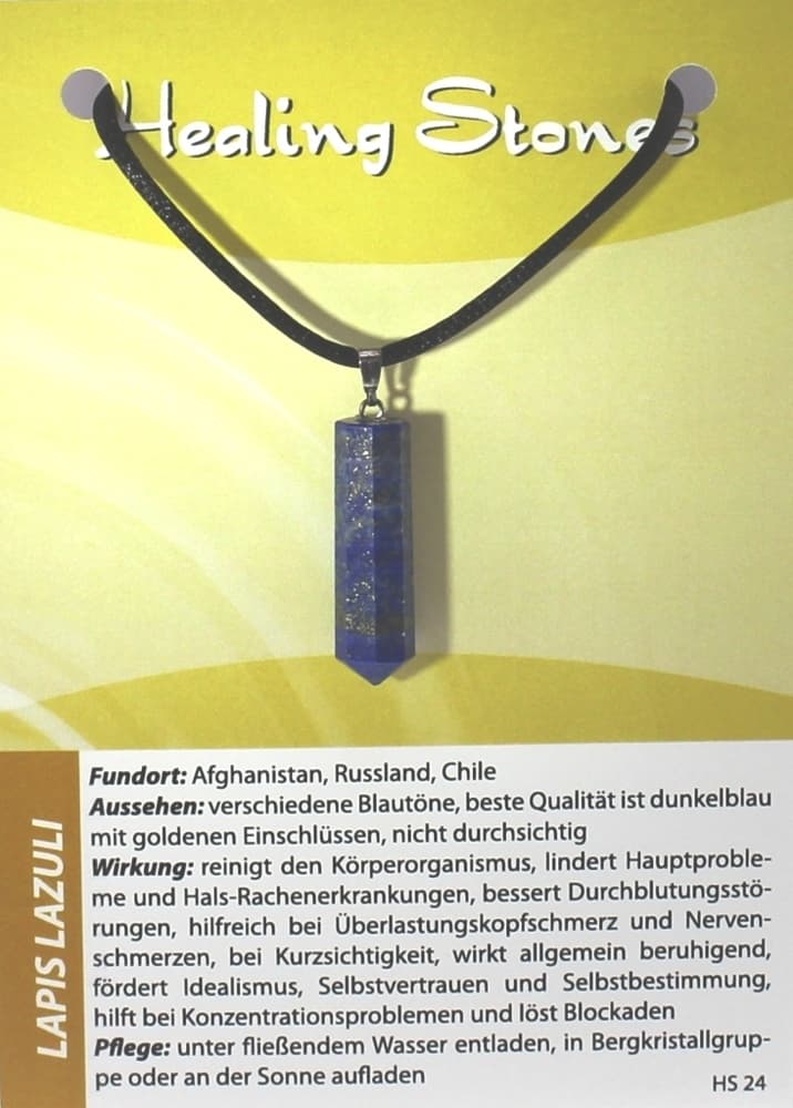 Lapis Lazuli Maxicard Healing Stones, R143-24
