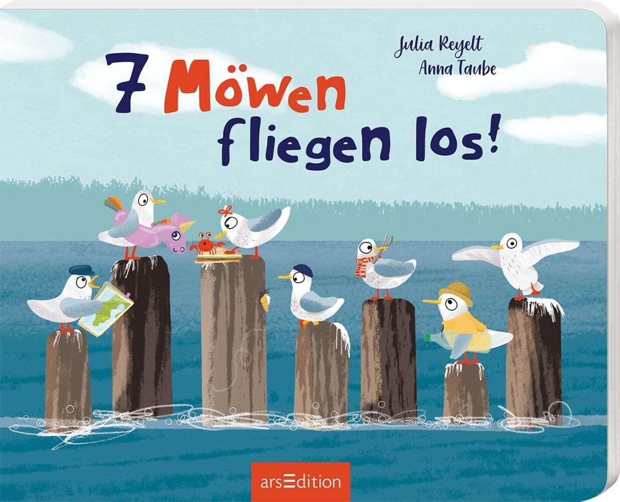 7 Möwen fliegen los!: Mit lustigen Verwandlungsseiten