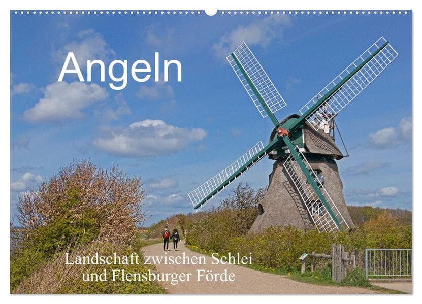 Angeln - Landschaft zwischen Schlei und Flensburger Förde (Wandkalender 2026 DIN A2 quer), CALVENDO Monatskalender