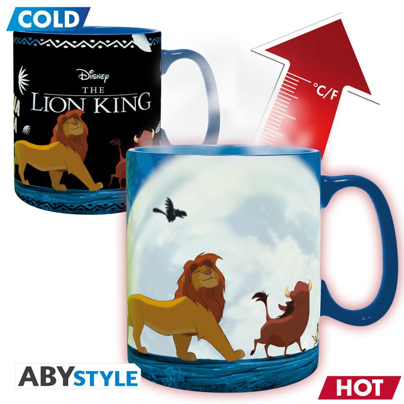 DISNEY - Mug Heat Change- 460ml- The Lion King - cardboard