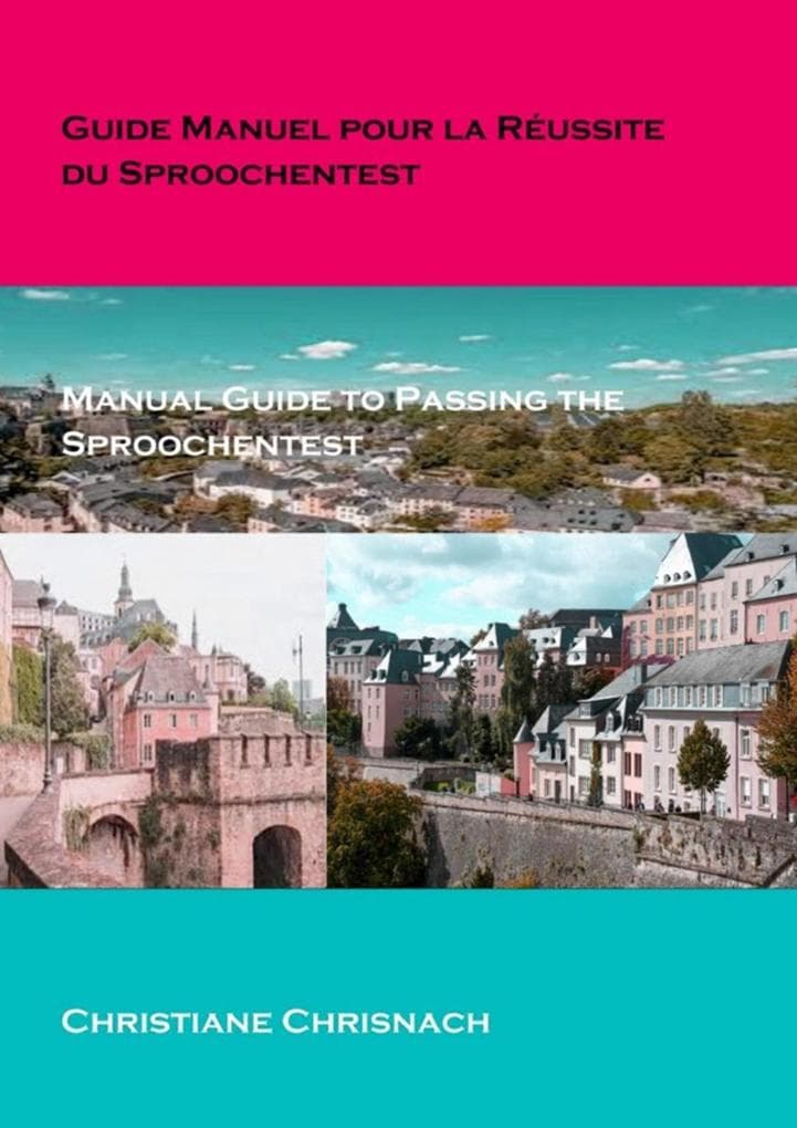Guide manual pour la réussite du Sproochentest