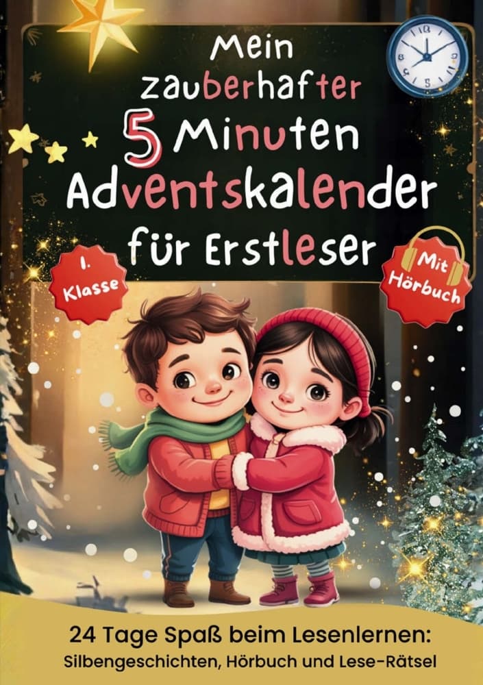 Mein zauberhafter 5-Minuten-Adventskalender für Erstleser