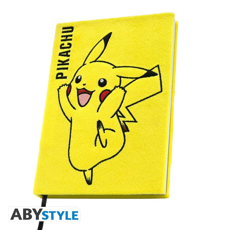 POKEMON - Premium A5 Notebook "Plush Pikachu"
