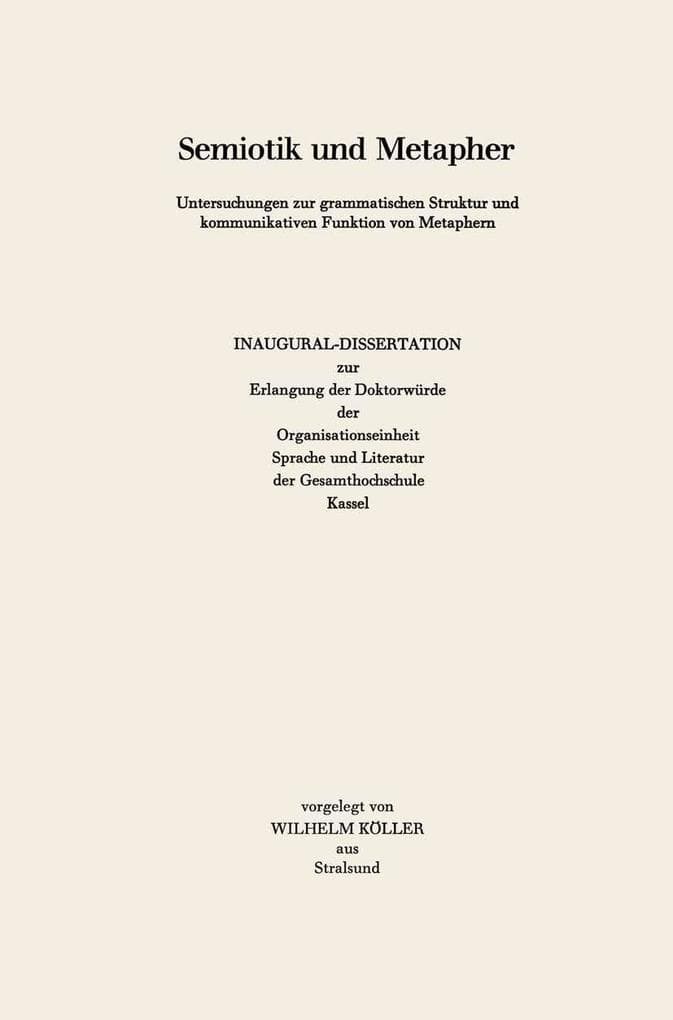 Semiotik und Metapher