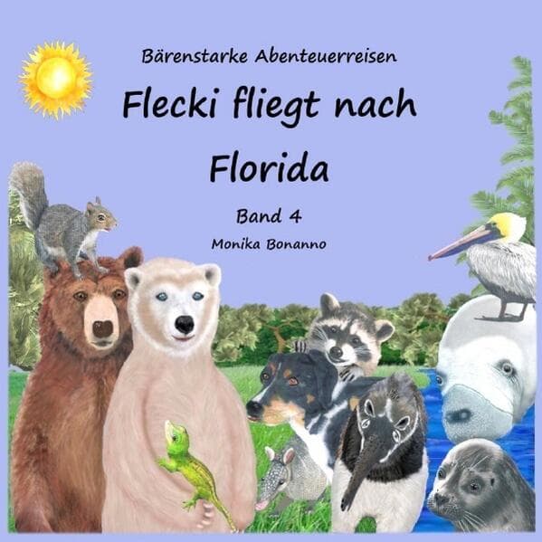 Flecki fliegt nach Florida - Bilderbuch mit Ausmalbildern