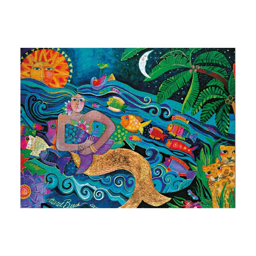 Okeanos 1000 Piece Jigsaw Puzzle, Laurel Burch Collection by Paperblanks (Whimsical Creations)