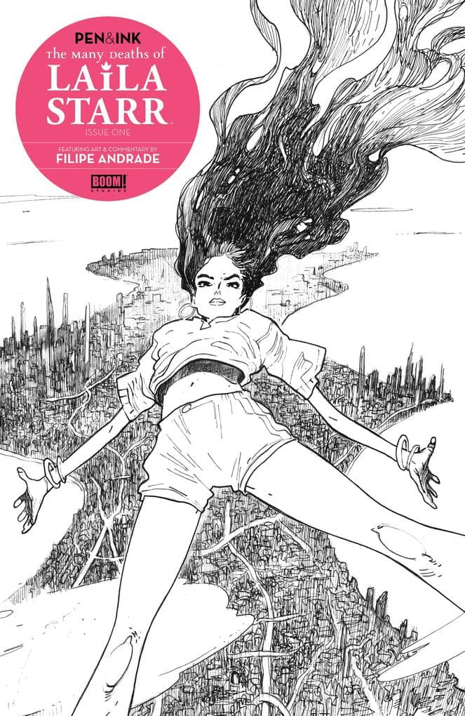 The Many Deaths of Laila Starr Pen & Ink #1