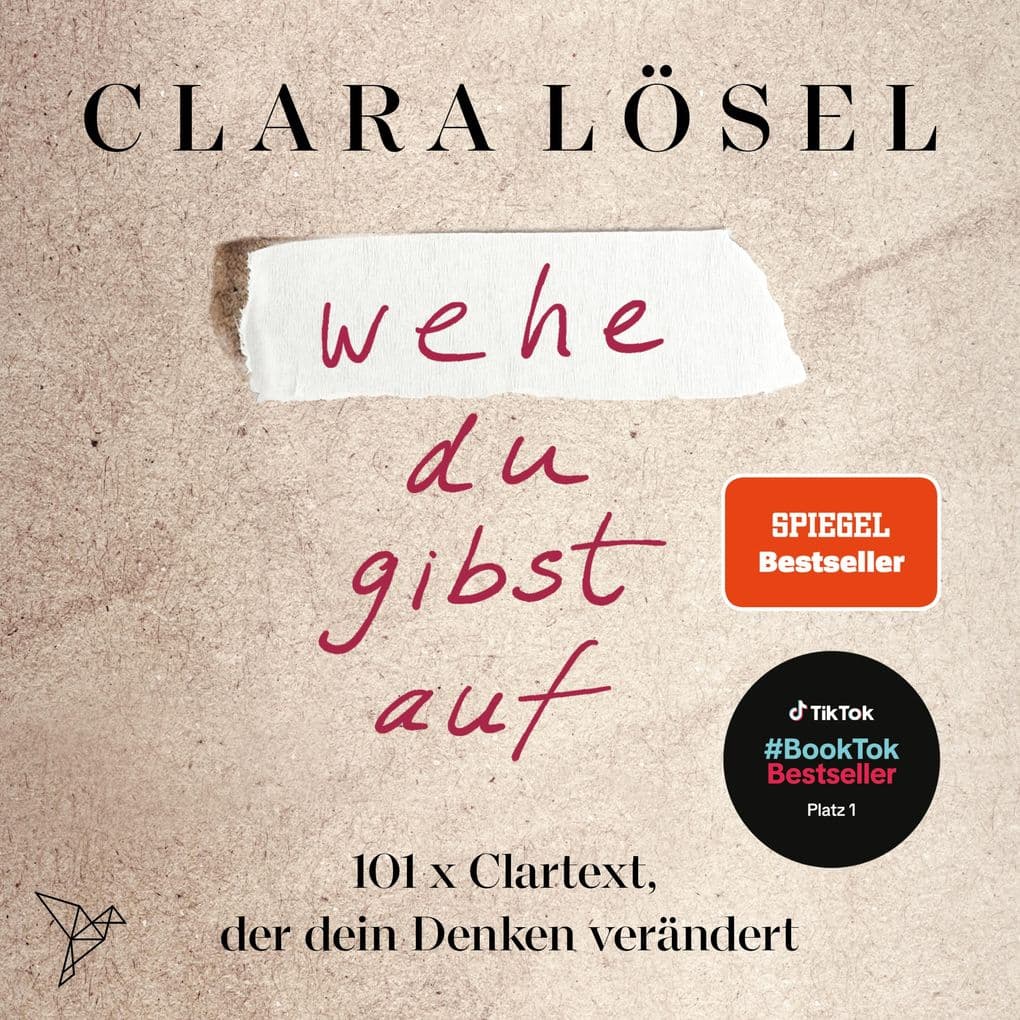 wehe du gibst auf