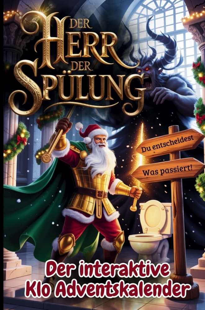 Der Herr der Spülung - Der interaktive Klo Adventskalender für Männer mit 24 Tagen voller Entscheidu