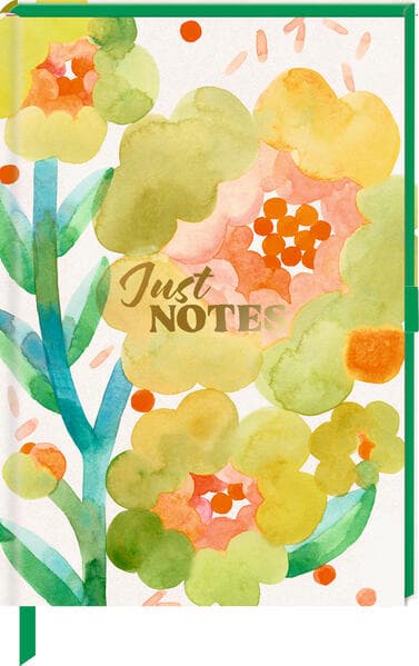 Notizbuch DIN A5 - Just Notes (Yellow Flower)
