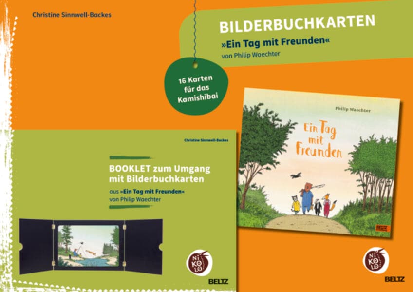 Bilderbuchkarten 'Ein Tag mit Freunden' von Philip Waechter