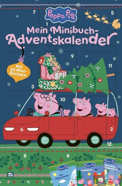 Nelson Mini-Bücher: Peppa Wutz Minibuch-Adventskalender