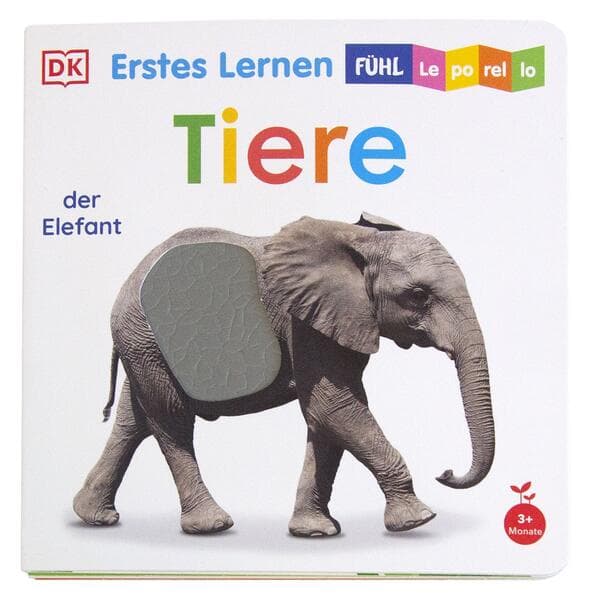 Erstes Lernen Fühl-Leporello. Tiere