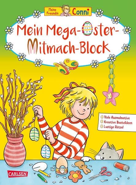 Conni Gelbe Reihe (Beschäftigungsbuch): Mein Mega-Oster-Mitmach-Block