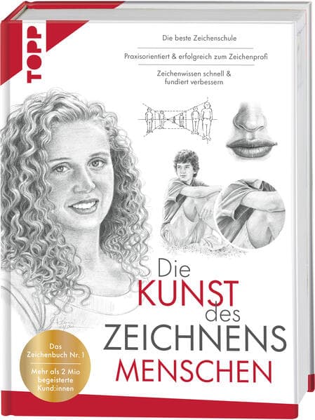 Die Kunst des Zeichnens Menschen. Die beste Zeichenschule