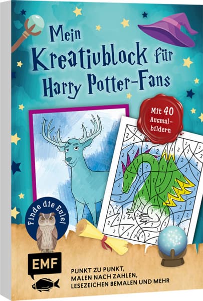 Mein magischer Kreativblock für Harry Potter-Fans - Finde die Eule!