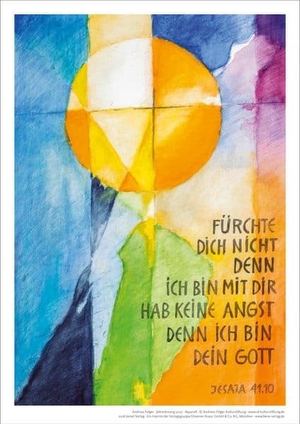 Jahreslosung 2027 Andreas Felger, Kunstdruck A4
