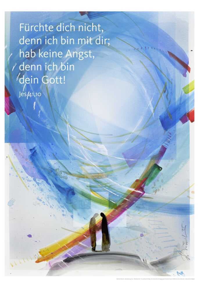 Jahreslosung Eberhard Münch 2027, Kunstdruck 63 x 92 cm