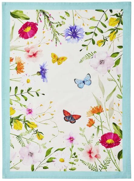 Blütenträume Geschirrtuch "Ein Stück vom Glück", 50 x 70 cm, beige