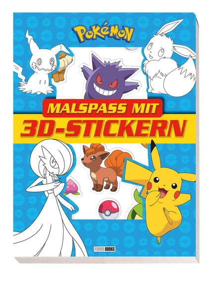 Pokémon: Malspaß mit 3D-Stickern