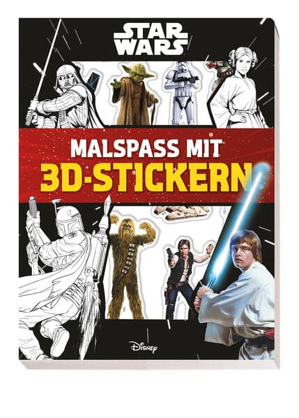 Star Wars: Malspaß mit 3D-Stickern