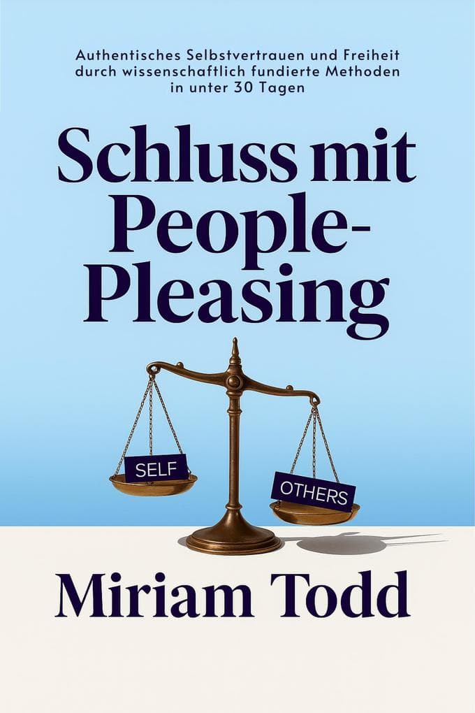 Schluss mit People-Pleasing: Authentisches Selbstvertrauen und Freiheit durch wissenschaftlich fundierte Methoden in unter 30 Tagen