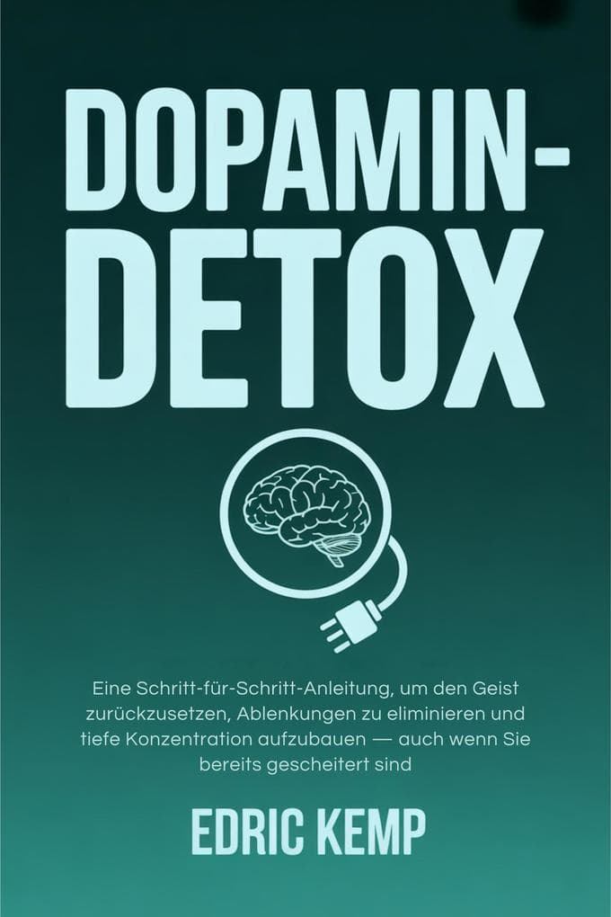 Dopamin-Detox: Eine Schritt-für-Schritt-Anleitung, um den Geist zurückzusetzen, Ablenkungen zu eliminieren und tiefe Konzentration aufzubauen - auch wenn Sie bereits gescheitert sind