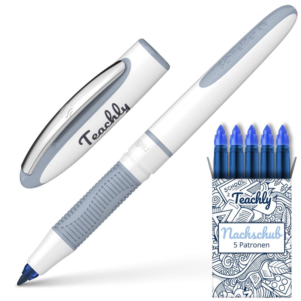 Teachly Tintenroller Superstudent, Anthrazit