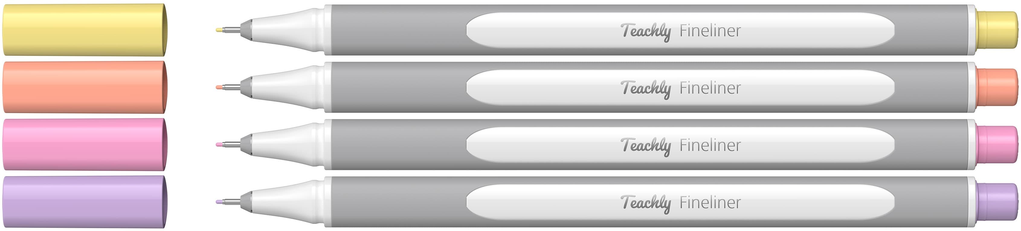 Teachly Fineliner Pastell Summer 4er Set