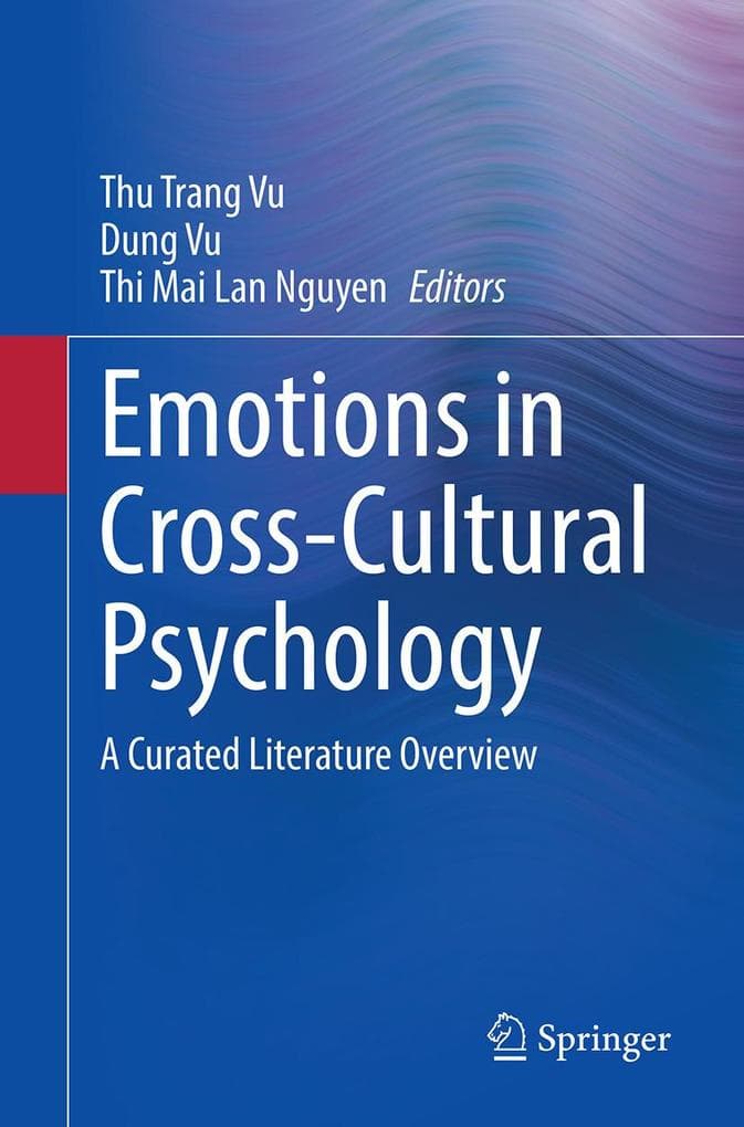 Emotions in Cross-Cultural Psychology