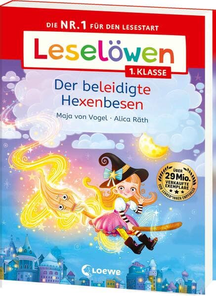 Leselöwen 1. Klasse - Der beleidigte Hexenbesen