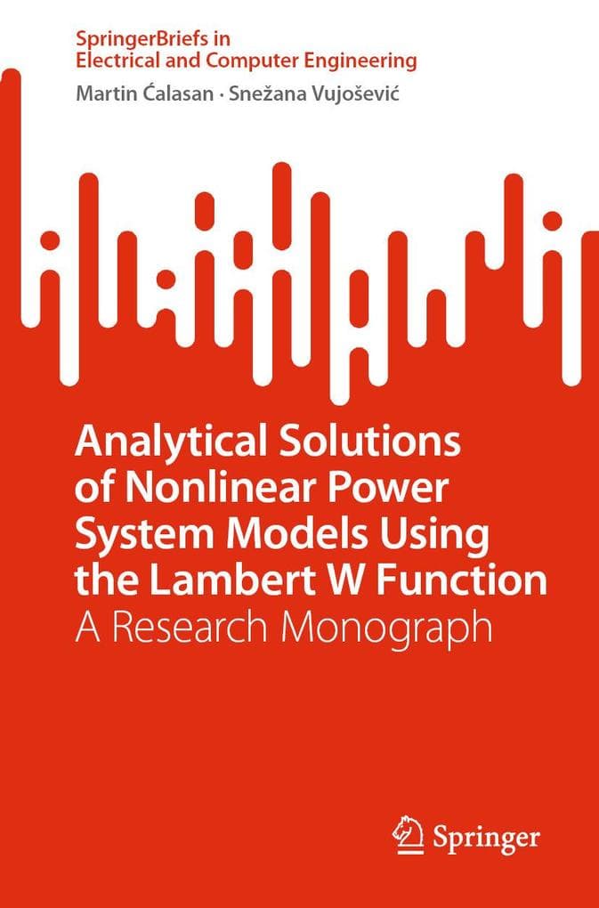 Analytical Solutions of Nonlinear Power System Models Using the Lambert W Function