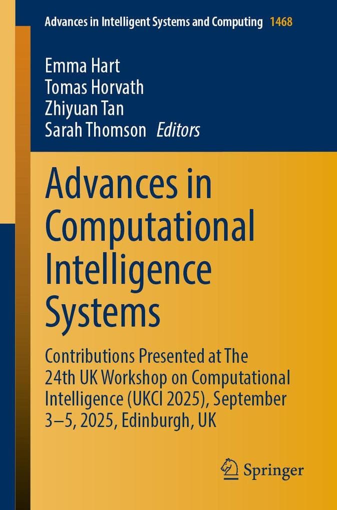 Advances in Computational Intelligence Systems
