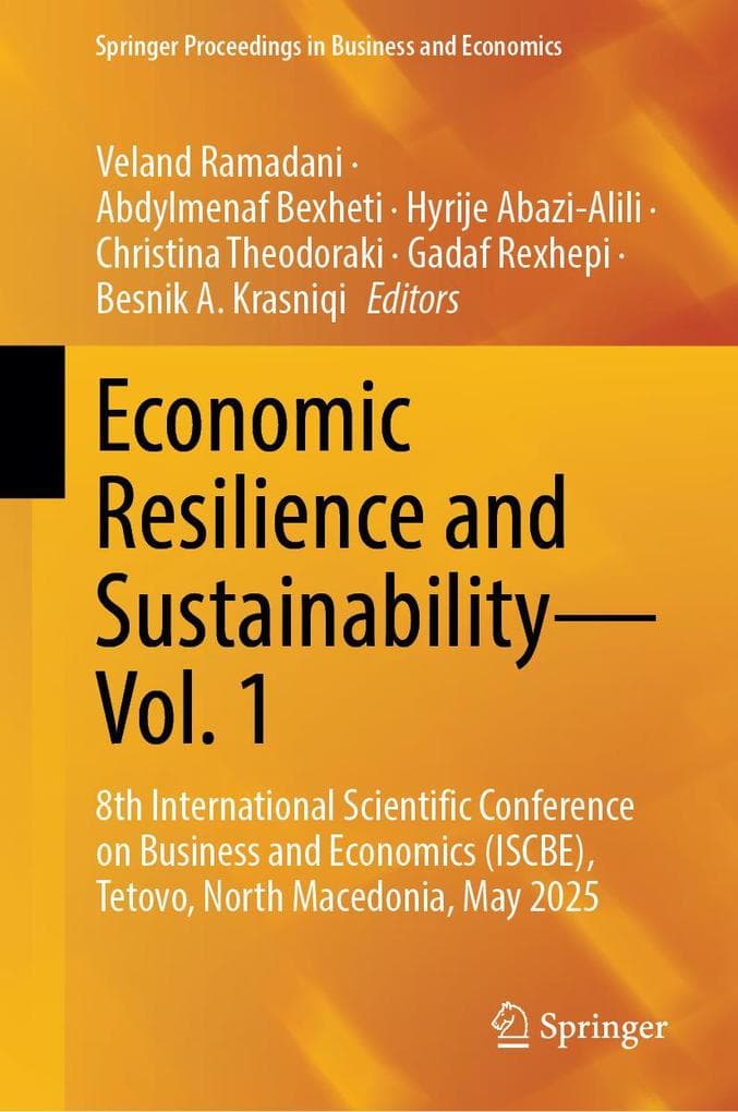 Economic Resilience and Sustainability-Vol. 1