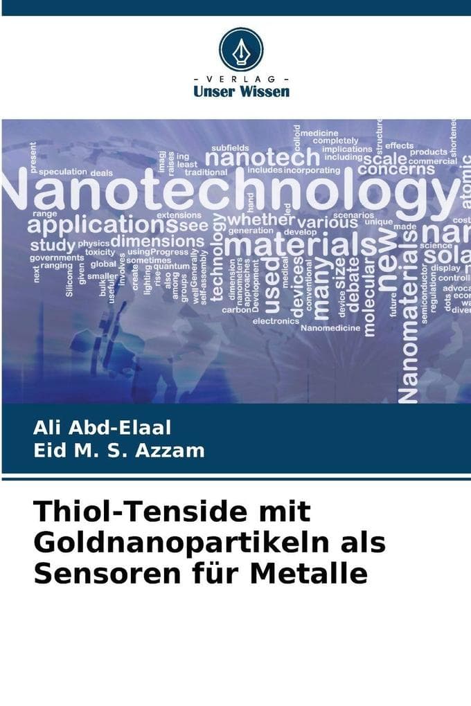 Thiol-Tenside mit Goldnanopartikeln als Sensoren für Metalle