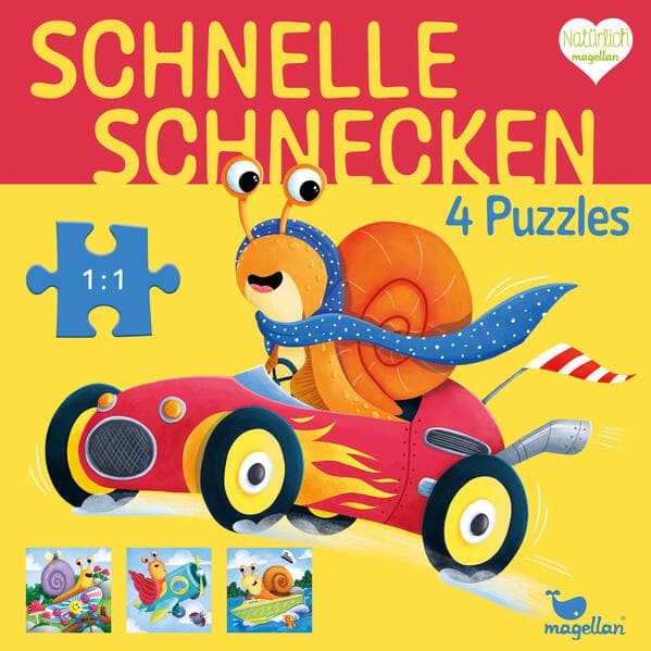 Schnelle Schnecken - 4 Puzzles