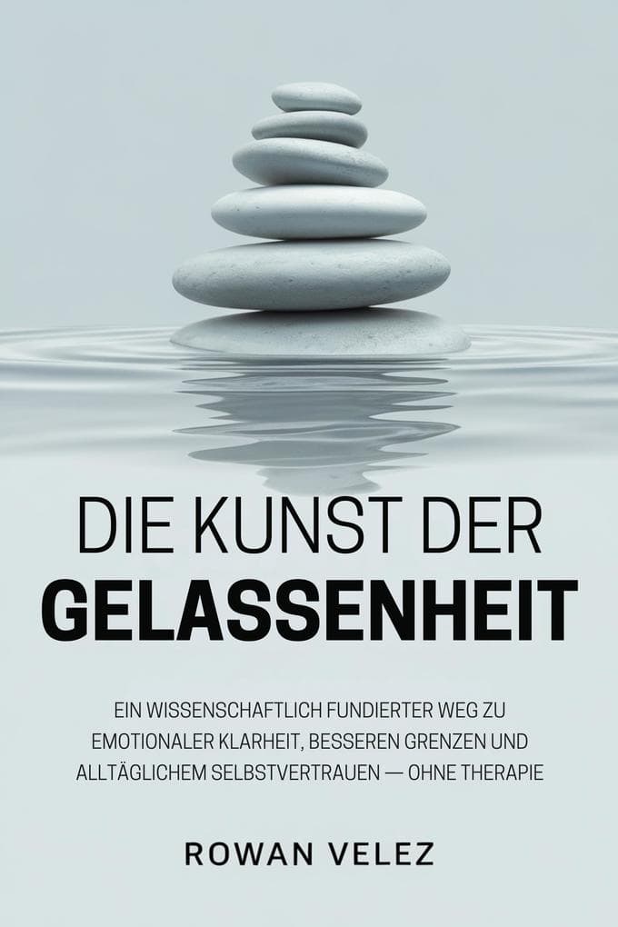Die Kunst der Gelassenheit: Ein wissenschaftlich fundierter Weg zu emotionaler Klarheit, besseren Grenzen und alltäglichem Selbstvertrauen - ohne Therapie