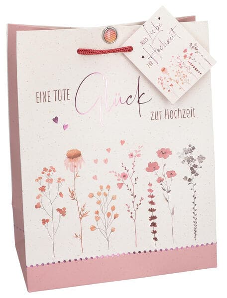 Wundertüte zur Hochzeit. Liebevoll gefüllte Überraschungstüte mit kleinen Geschenkartikeln zur Trauung