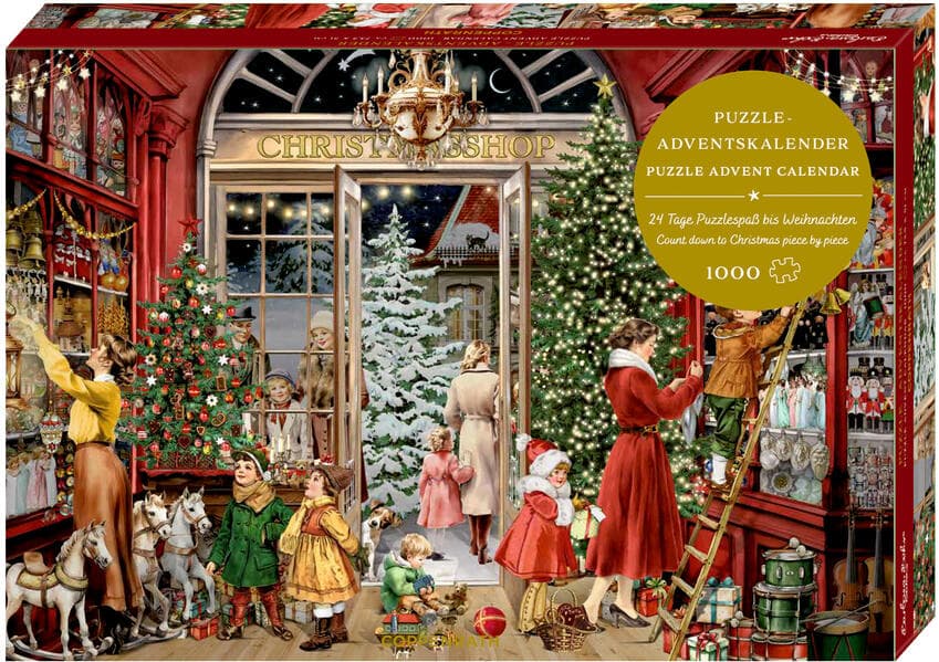 Puzzle-Adventskalender - Nostalgischer Weihnachtsladen
