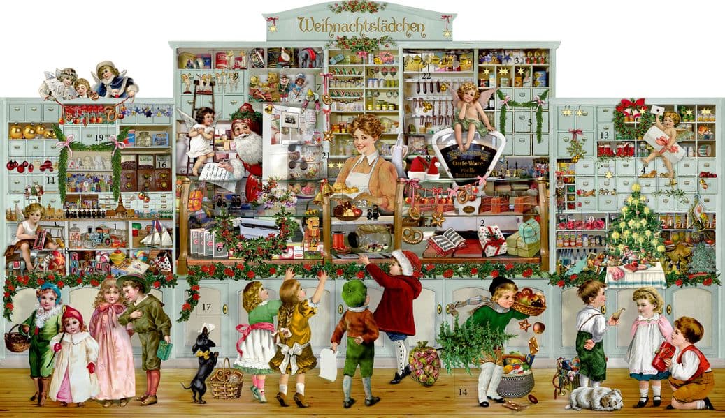 Aufstell-Adventskalender - Das Weihnachtslädchen