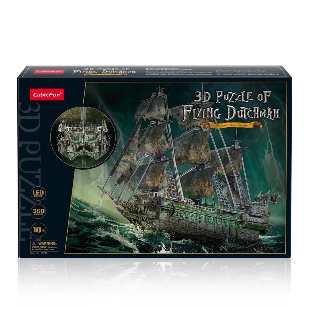 CubicFun - 3D Puzzle Flying Dutchman LED, 360 Teile