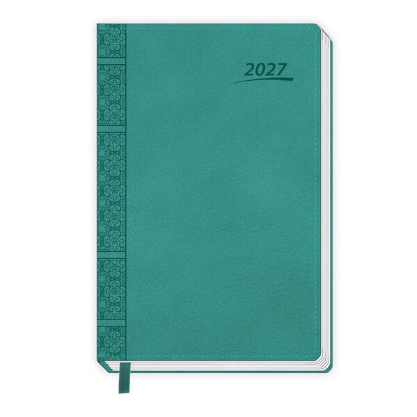 TRÖTSCH - Buchkalender A5 Aqua 2027