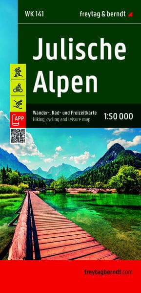 freytag & berndt Wanderkarte WK 141 Julische Alpen 1:50.000
