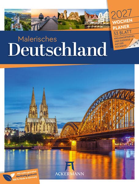 Malerisches Deutschland Wochenplaner Kalender 2027