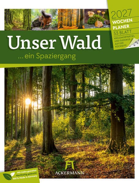 Unser Wald Wochenplaner Kalender 2027