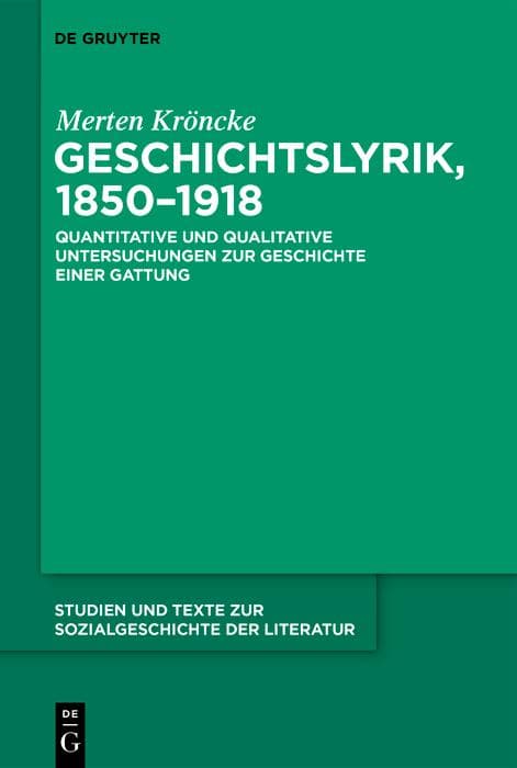 Geschichtslyrik, 1850-1918