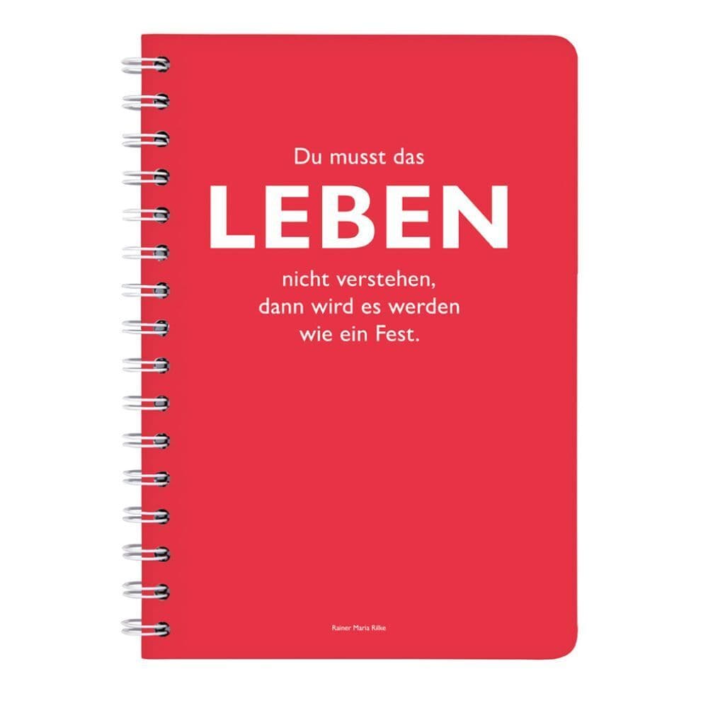 Ringbuch A5 Rilke, Leben