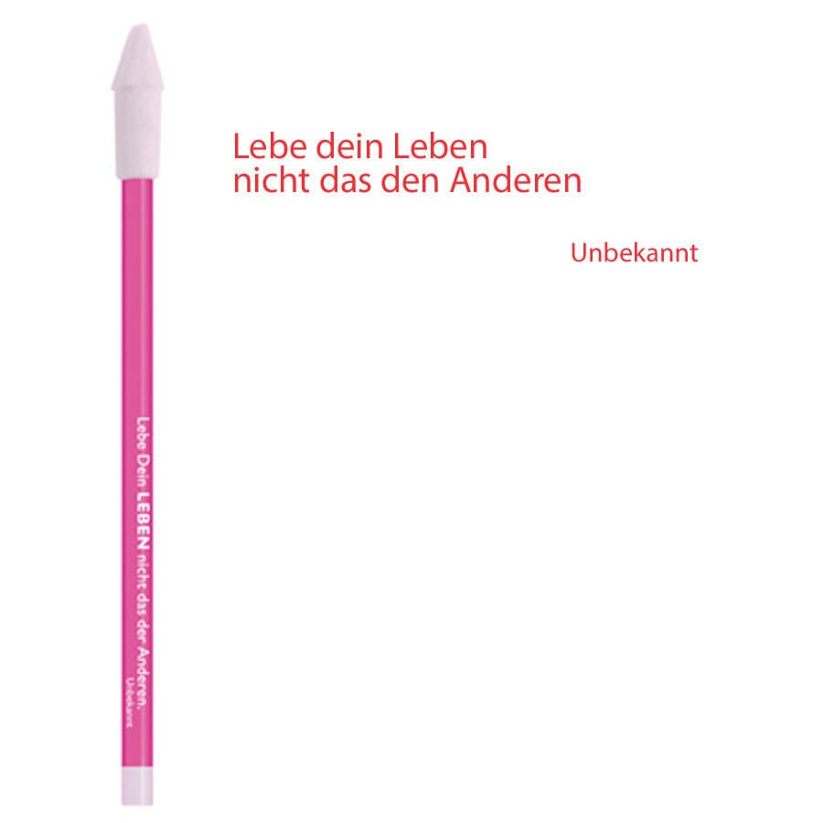 Bleistift unbekannt, Leben