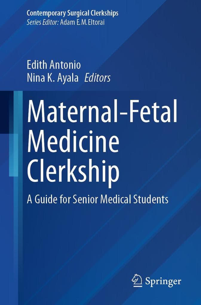 Maternal-Fetal Medicine Clerkship